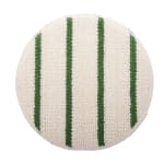 Rubbermaid 19 Inch Low Profile Bonnet, Green Scrub Strips, White